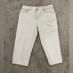 Ralph Lauren, Lauren Jeans Company tan capris, size 12